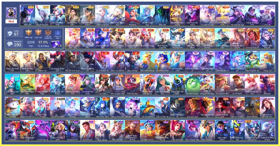 7 skin sss
Full hữu hạn tết
Nhiều ss ngon